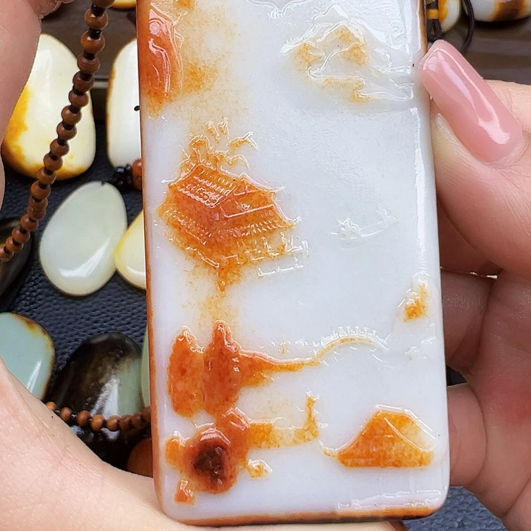 和田玉挂件未镶嵌