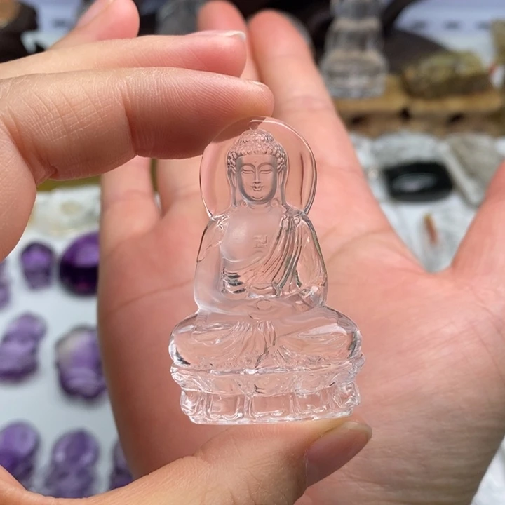 水晶颈饰未镶嵌风**涌定制