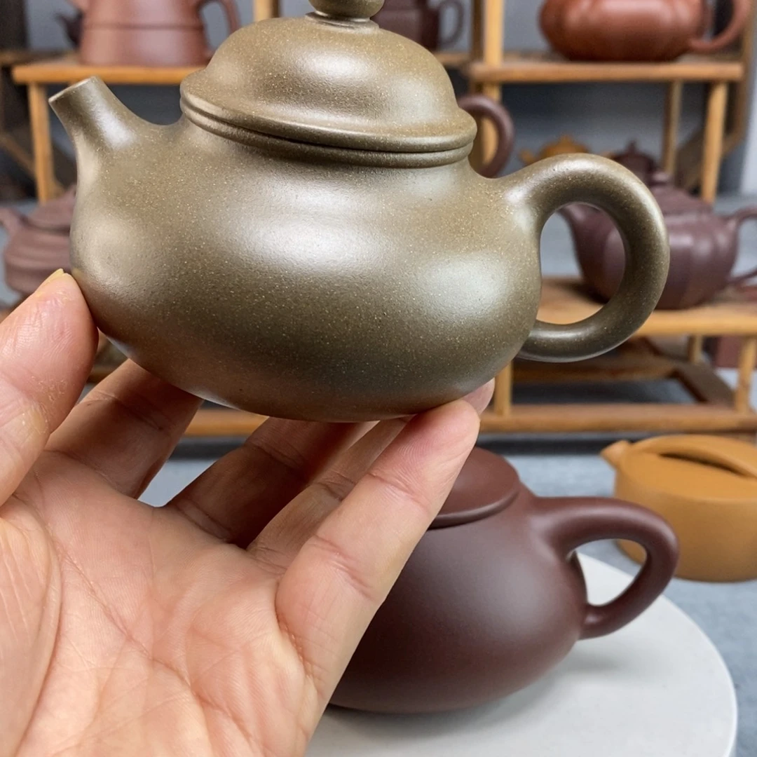 紫砂茶壶青段容天