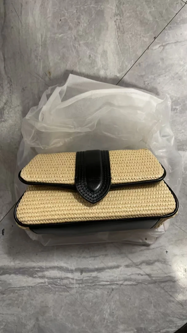 【点点福利】真皮高定女包【清货有瑕】2672藤条