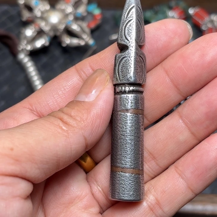 玻璃颈饰藏传喜马拉雅