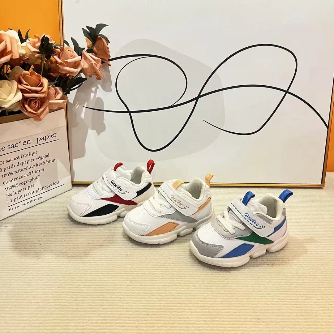 【新款飞跃系列】2141/Q家/时尚机能透气软底健康减震机能学步鞋