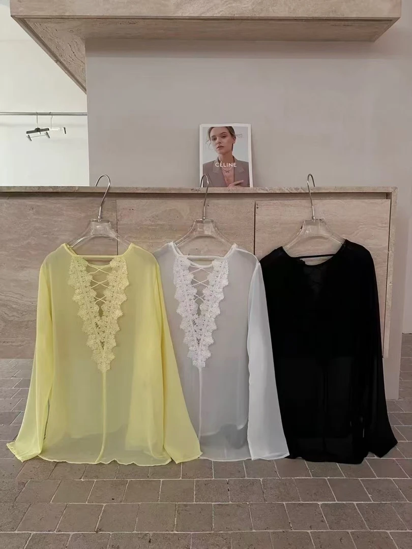 【MINZI  敏子女装集合店】精选乔其纱小衫