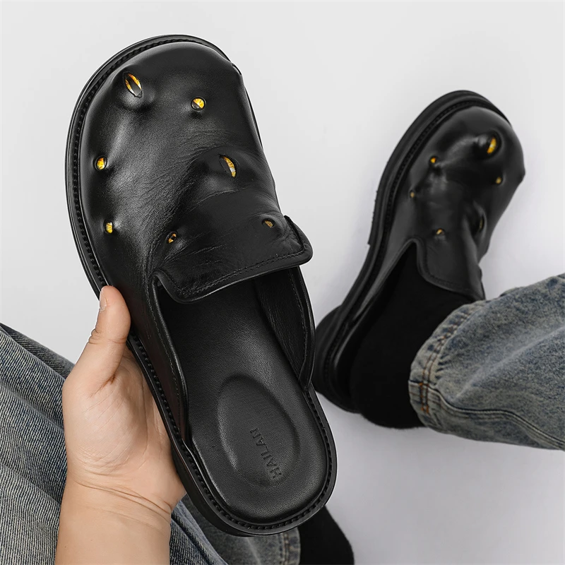 包头半拖情侣款男女同款半拖