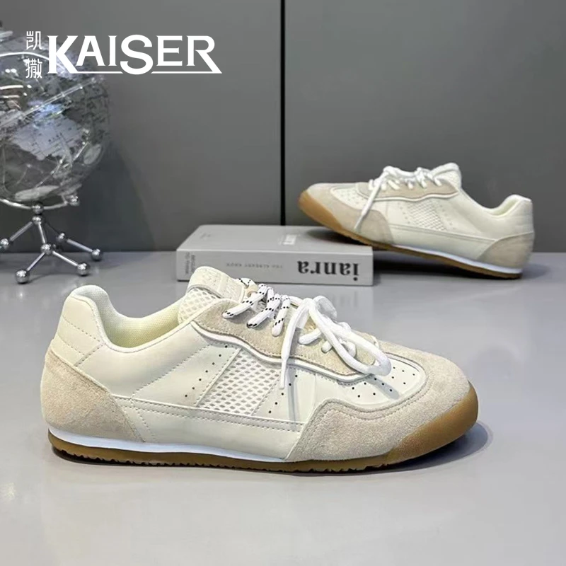 KAISER/凯撒·男鞋新款潮流百搭透气休闲网面鞋子男款低帮运动板鞋