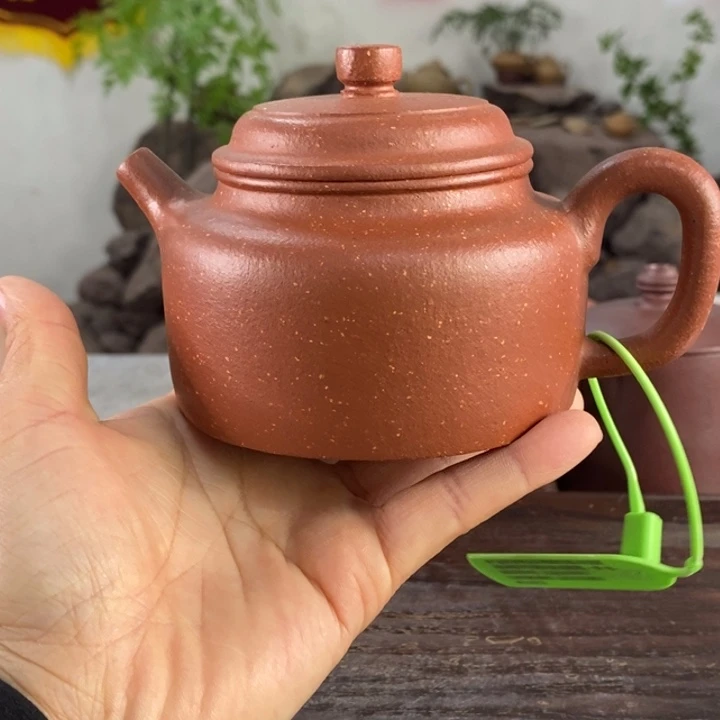 紫砂茶壶红降坡德钟249左右的容量点汤工艺