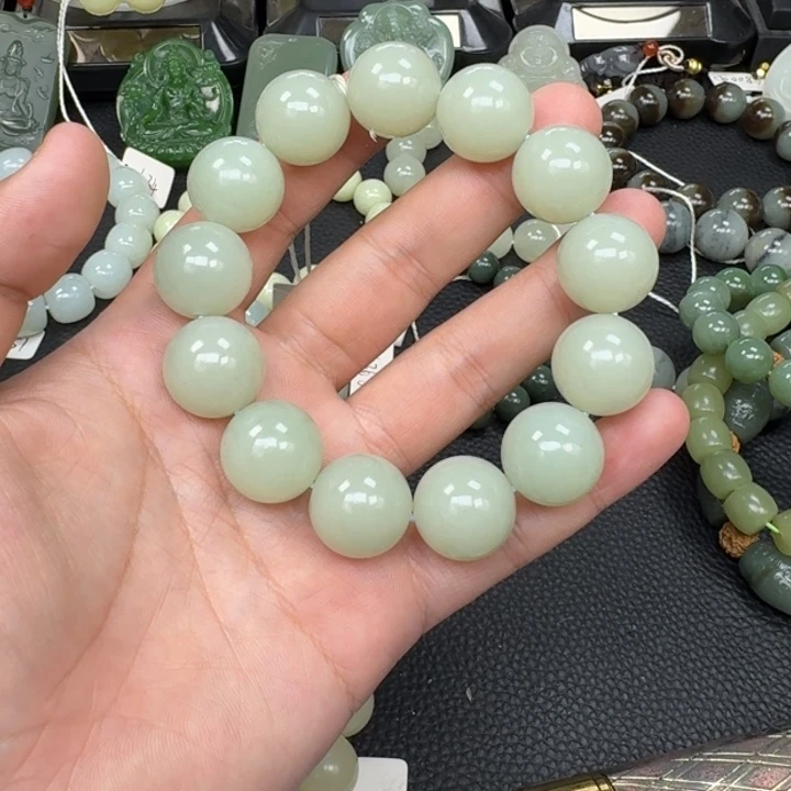 和田玉未镶嵌手链