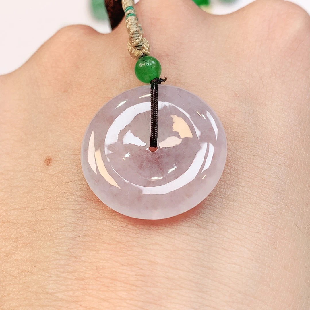 翡翠未镶嵌颈饰我