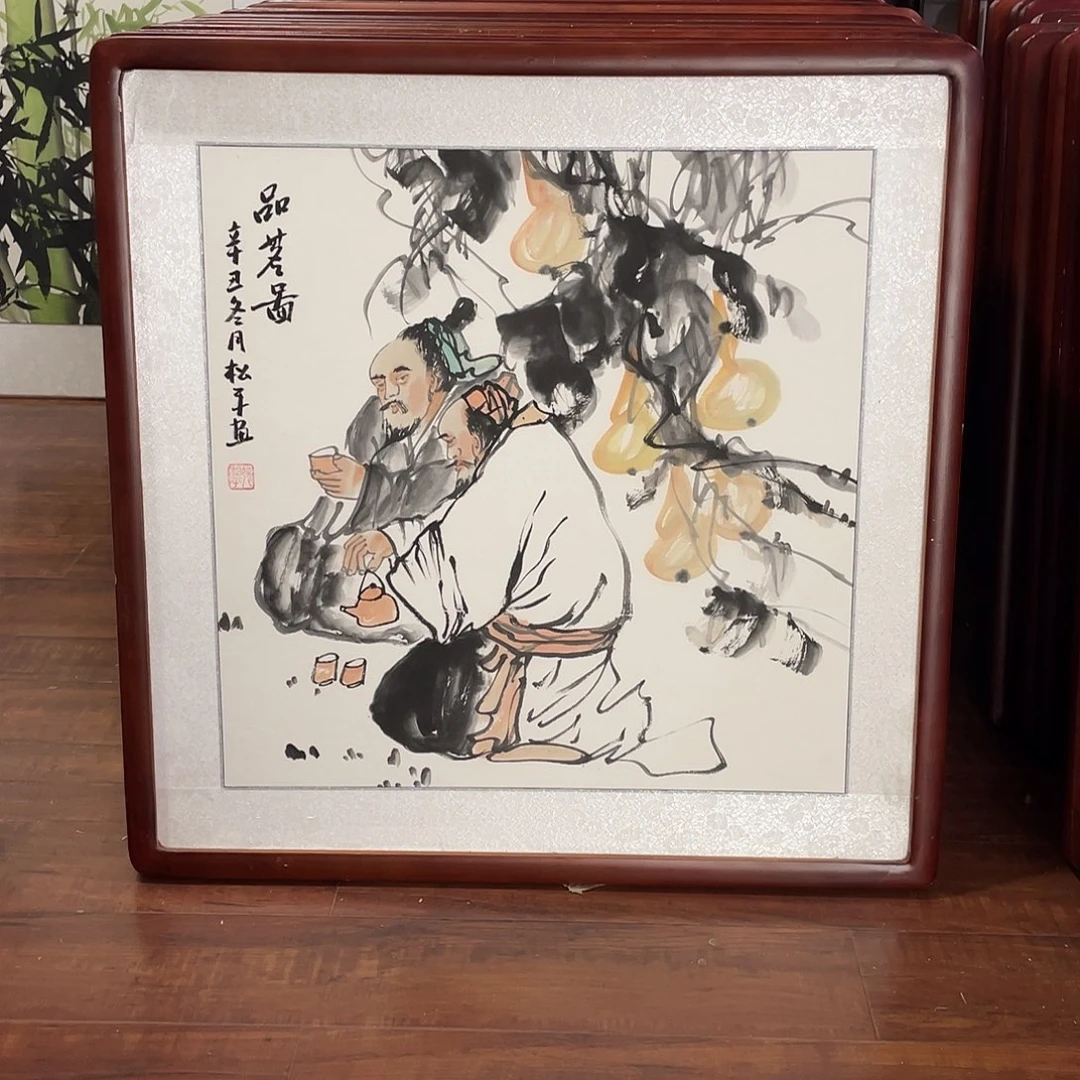 国画带框尺寸63*63厘米