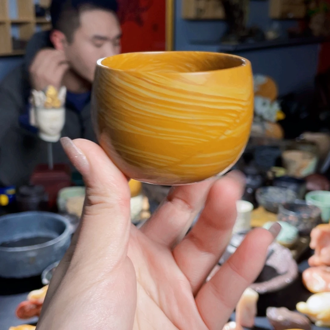 元旦松花石精品木纹料