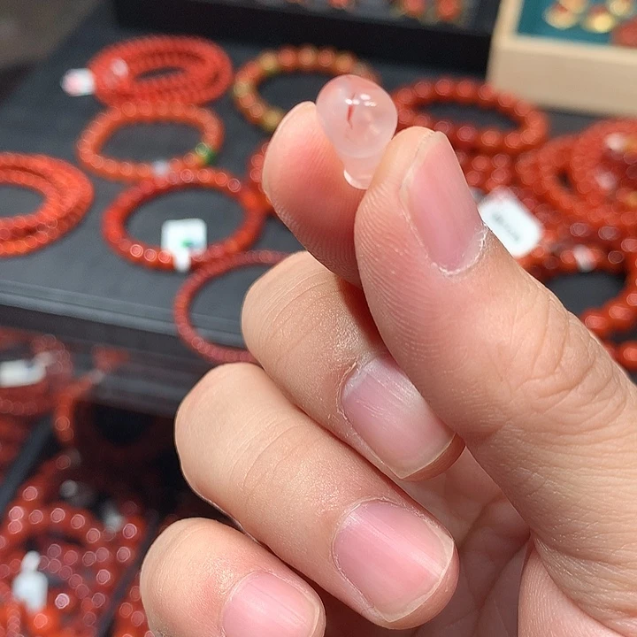 我***痛南红玛瑙未镶嵌配饰