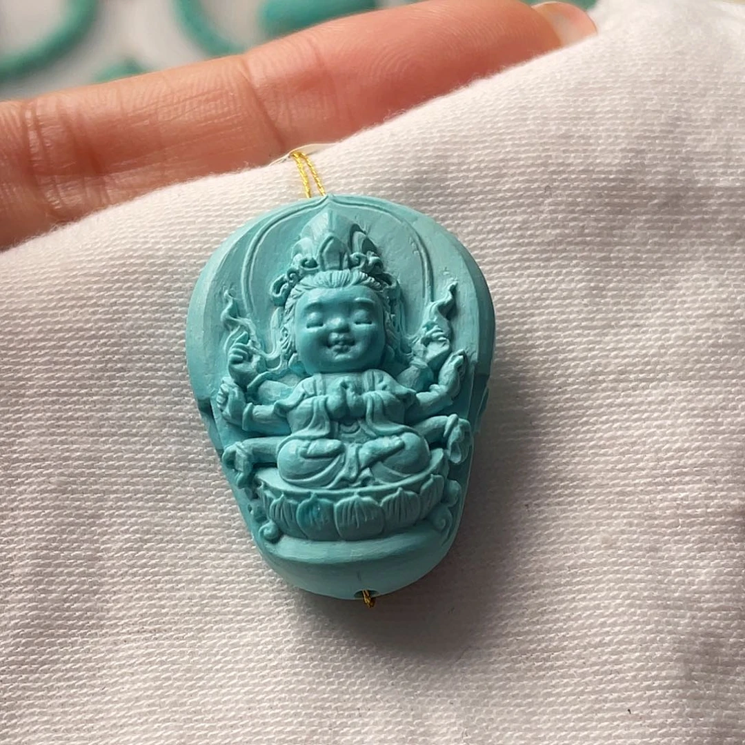 绿松石珠宝奇石未镶嵌