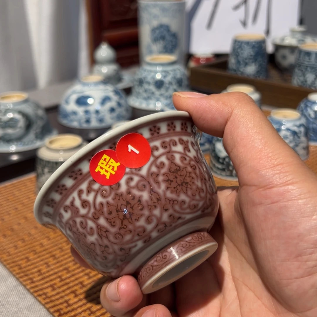 蜜***鹿瓷顽古手工手绘作品