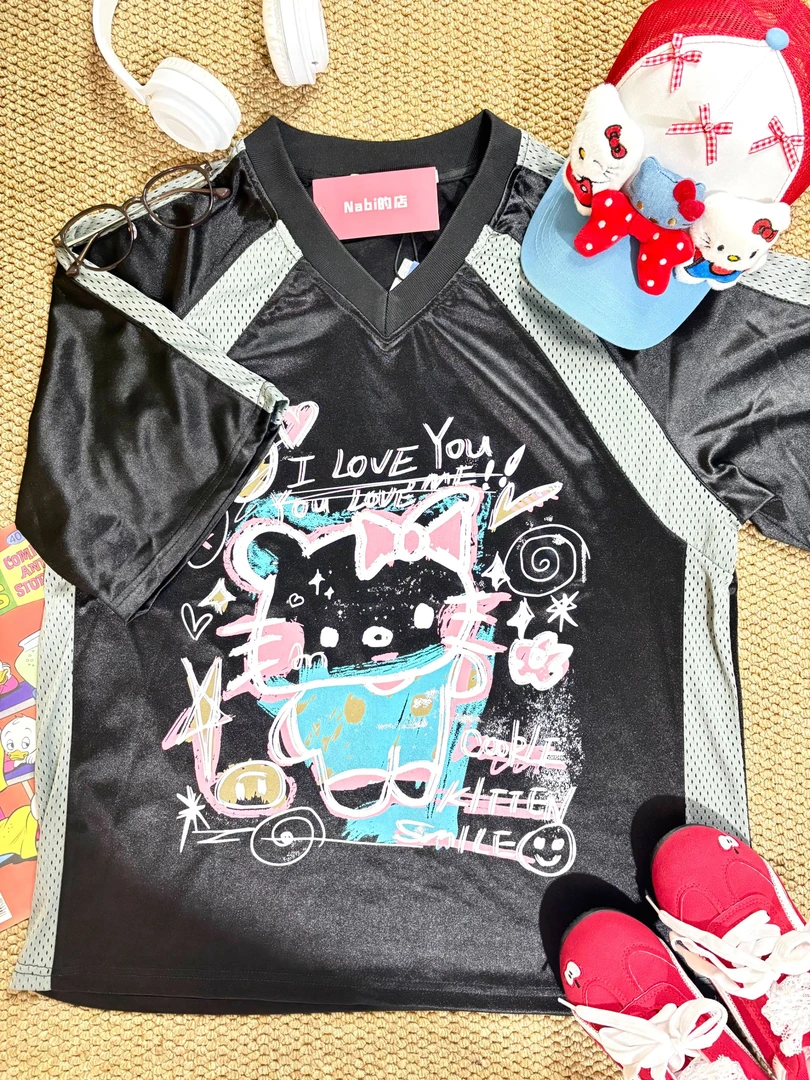 3甜【黑色kt】球服时尚潮流5129