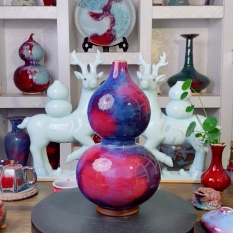 摆件禹州神后钧瓷原产地~