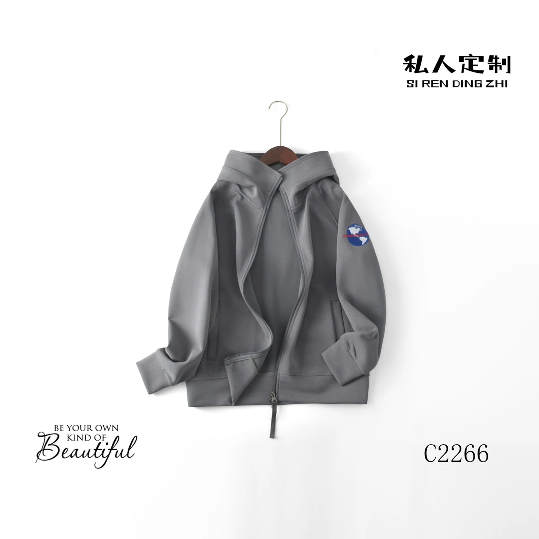 【流浪地球】春秋新款高级连帽红地球外套C2266 L