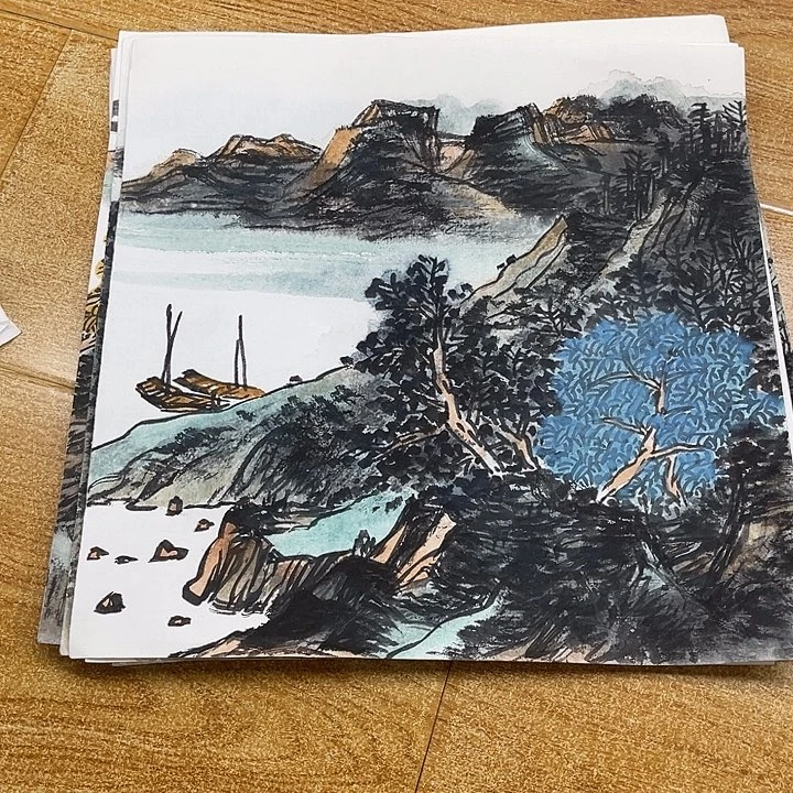 姜奇老师山水作品33×33