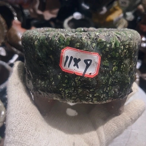 粗陶花盆手工花盆