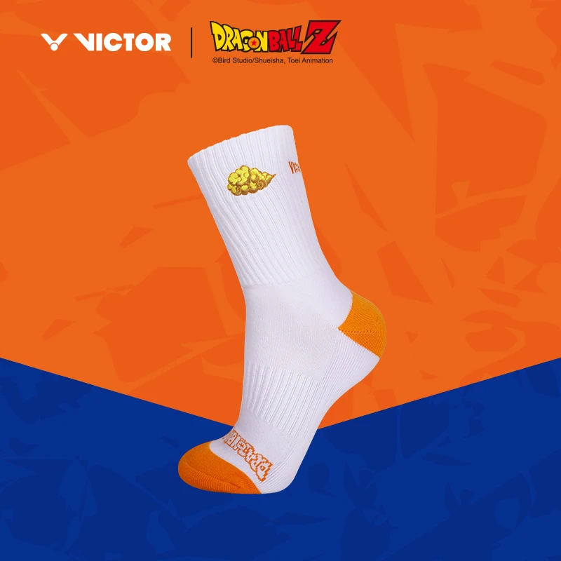 VICTOR威克多胜利七龙珠Z联名羽毛球袜毛巾底袜子SK508/509DBZ