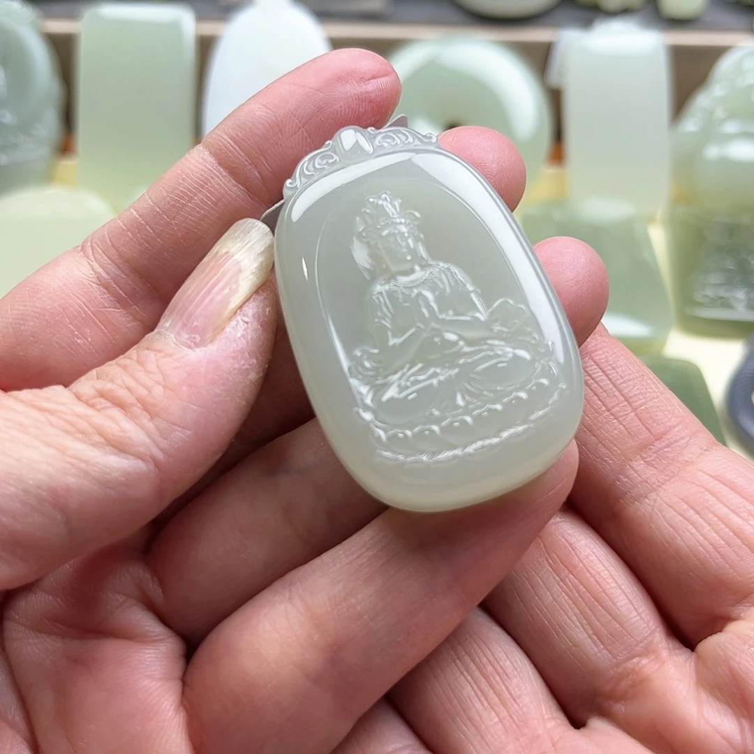 和田玉挂件未镶嵌