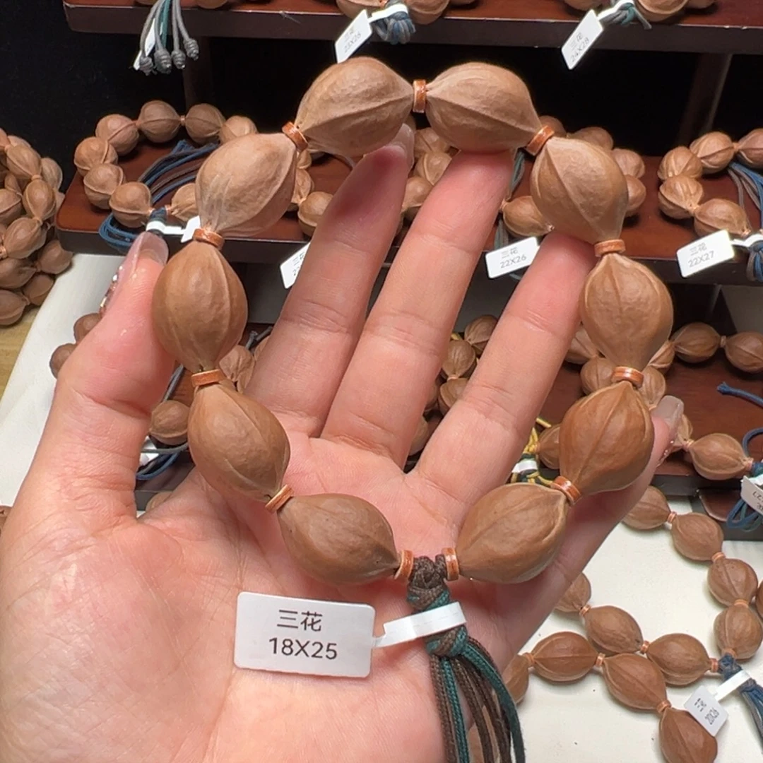 石***鱼橄榄核手串/手链梅林铁核手串/18X25