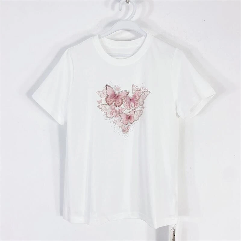 【77衣橱】KY4420精品女装上衣短袖T恤气质轻奢【红人上新】