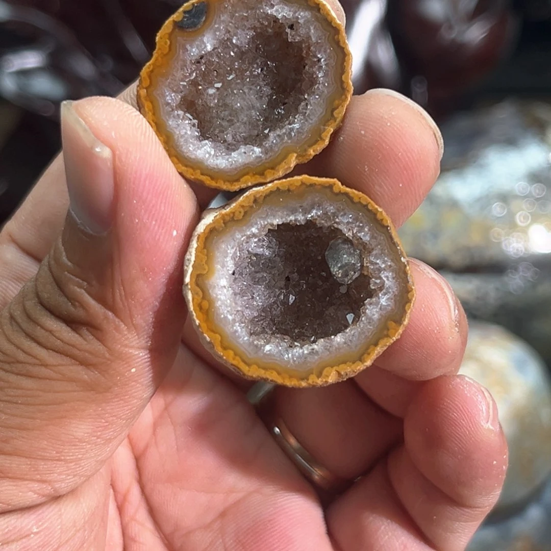 未镶嵌摆件紫晶泽*