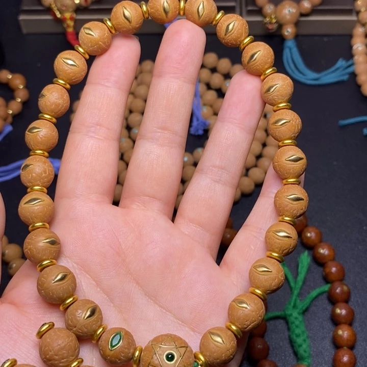 手串凤眼菩提铜眼12+手持