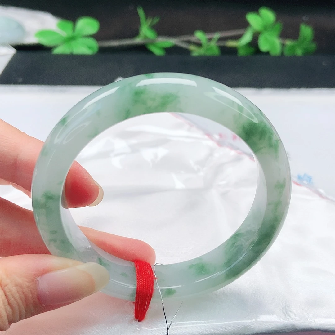 未镶嵌手镯翡翠要*管54➕圈