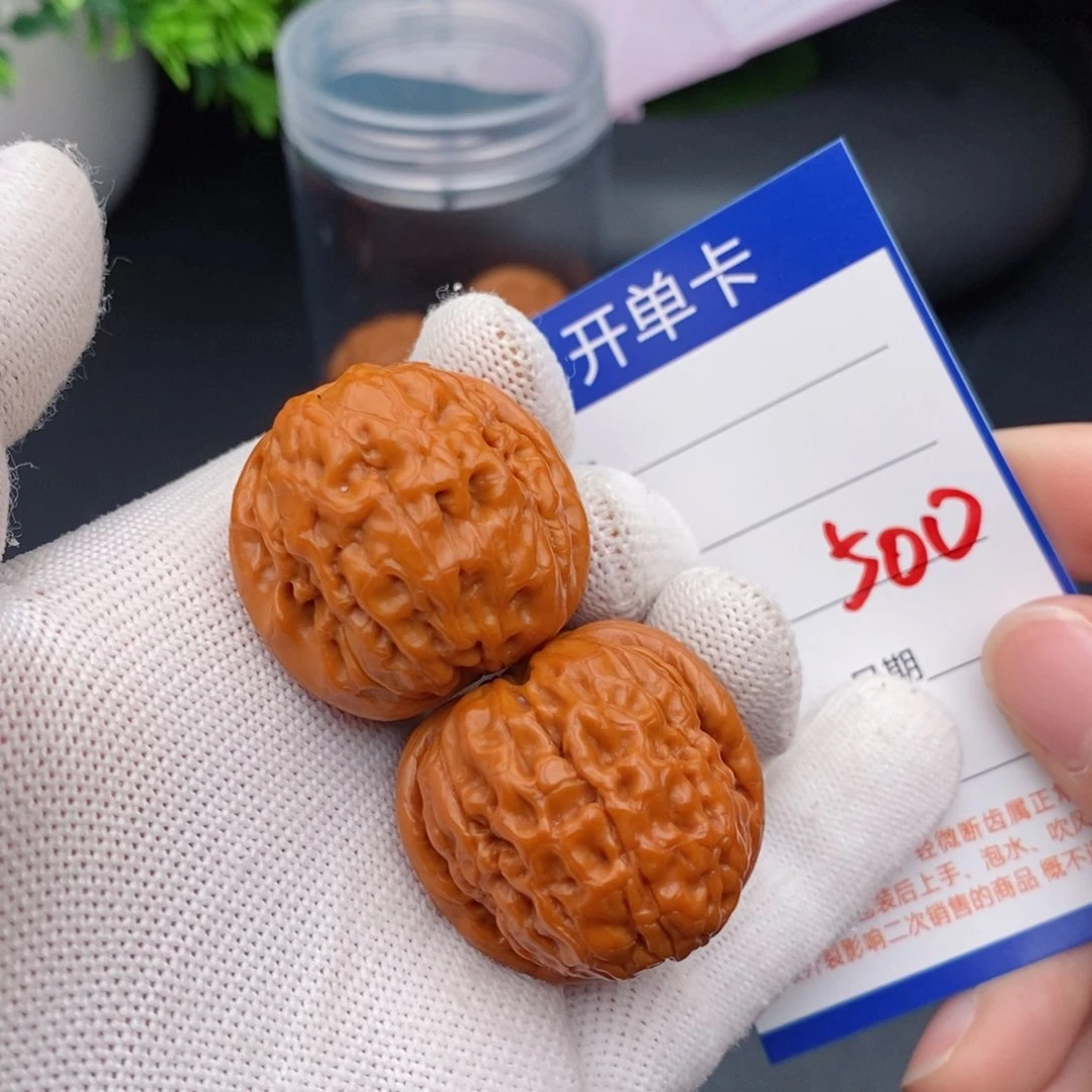 文玩核桃把件33甲骨文500