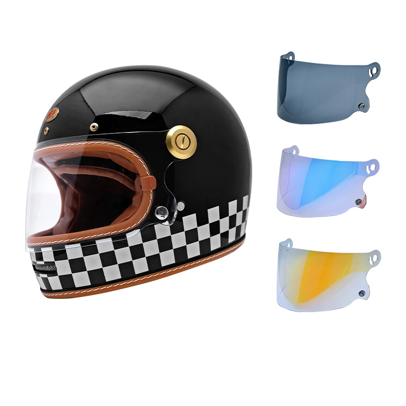 台湾JEF603全盔镜片适用Feture飞乔EVOCA891日夜通用revo电镀镜片