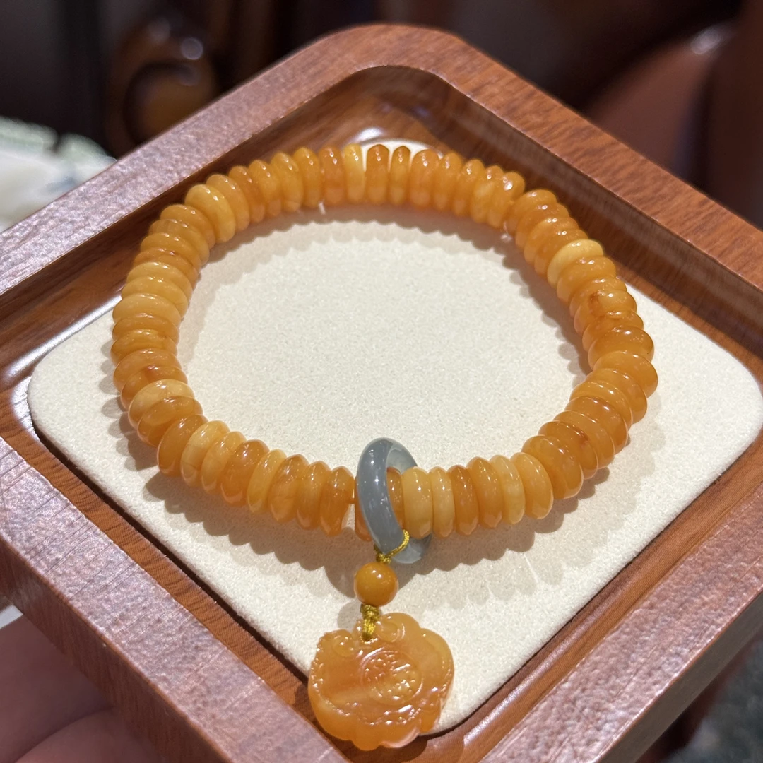 俄料丹麦老花蜡全然算盘珠钱串子搭配平安如意188