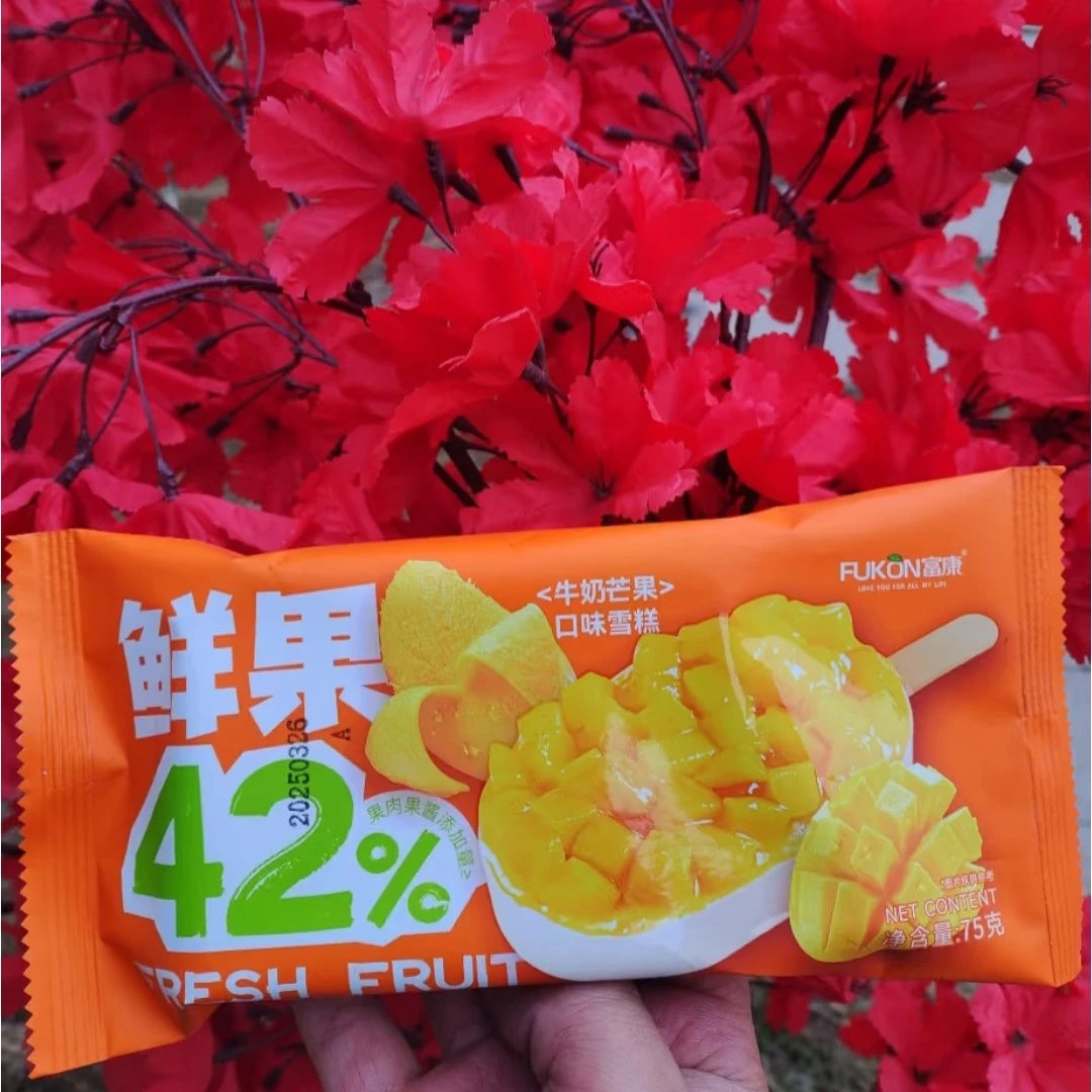富康鲜果42%牛奶芒果口味雪糕