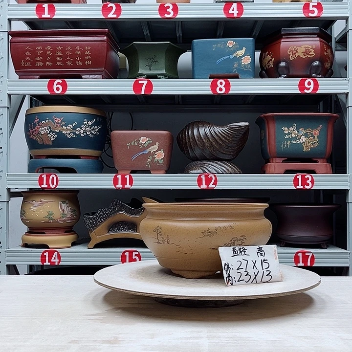 紫砂花盆紫砂花盆