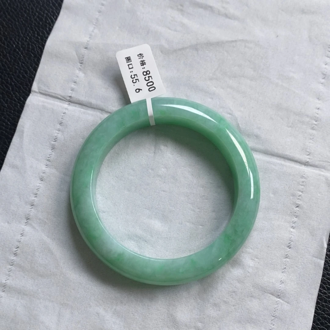 木***菌翡翠未镶嵌手镯翡翠手镯