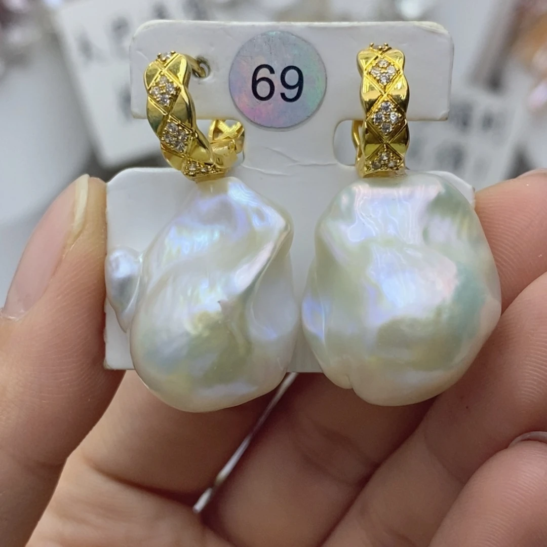 耳饰未镶嵌淡水珍珠