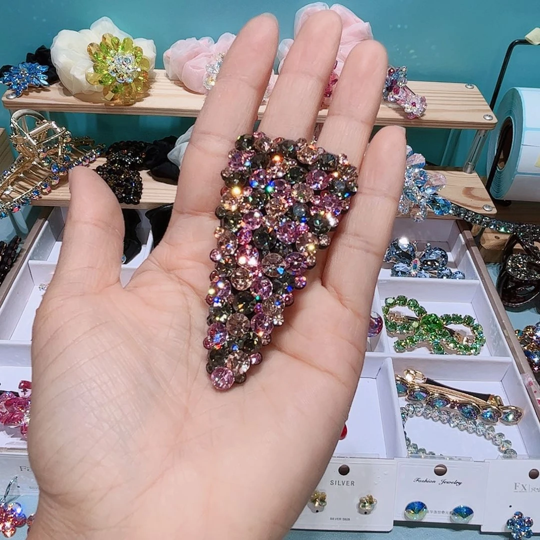 布艺铁合金发夹固定