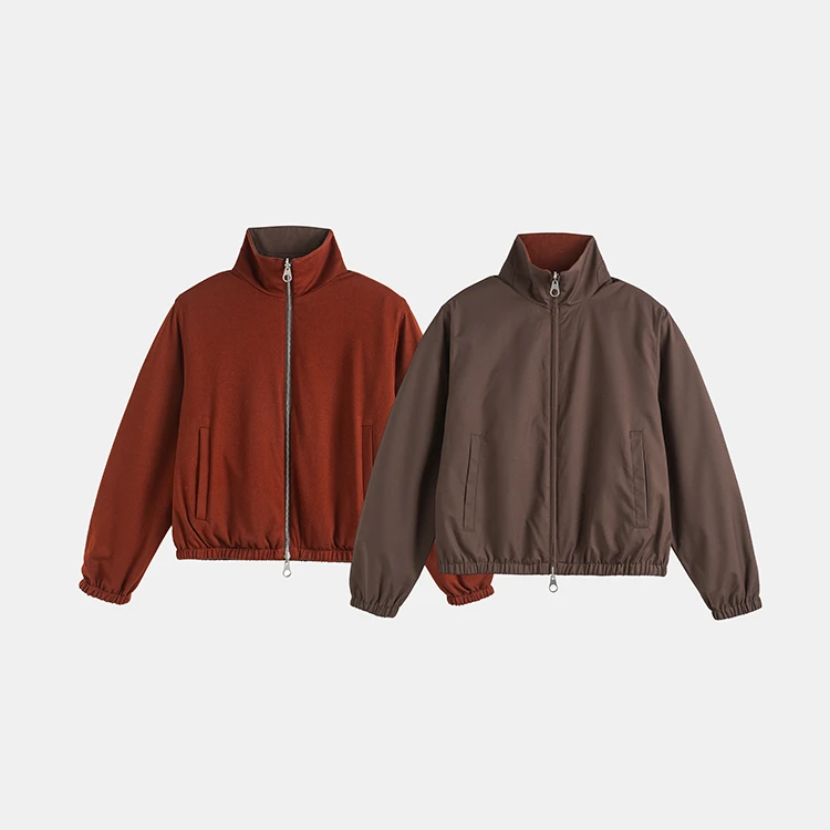 【小禾】“珍珠贝”25春新品定制高密度涂层防水工艺两面穿百搭王夹克