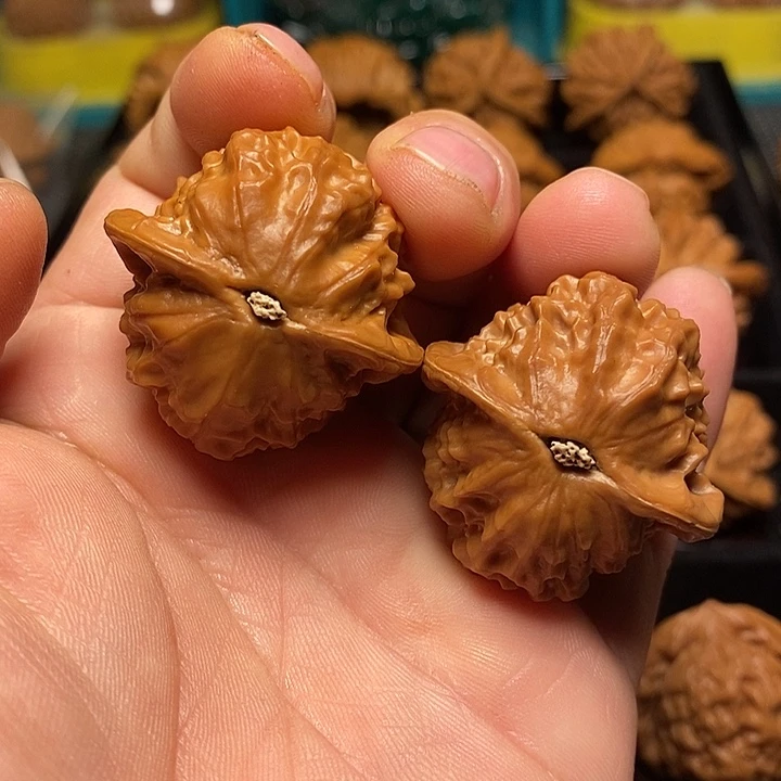 文玩核桃把件36尺全品瓷娃娃