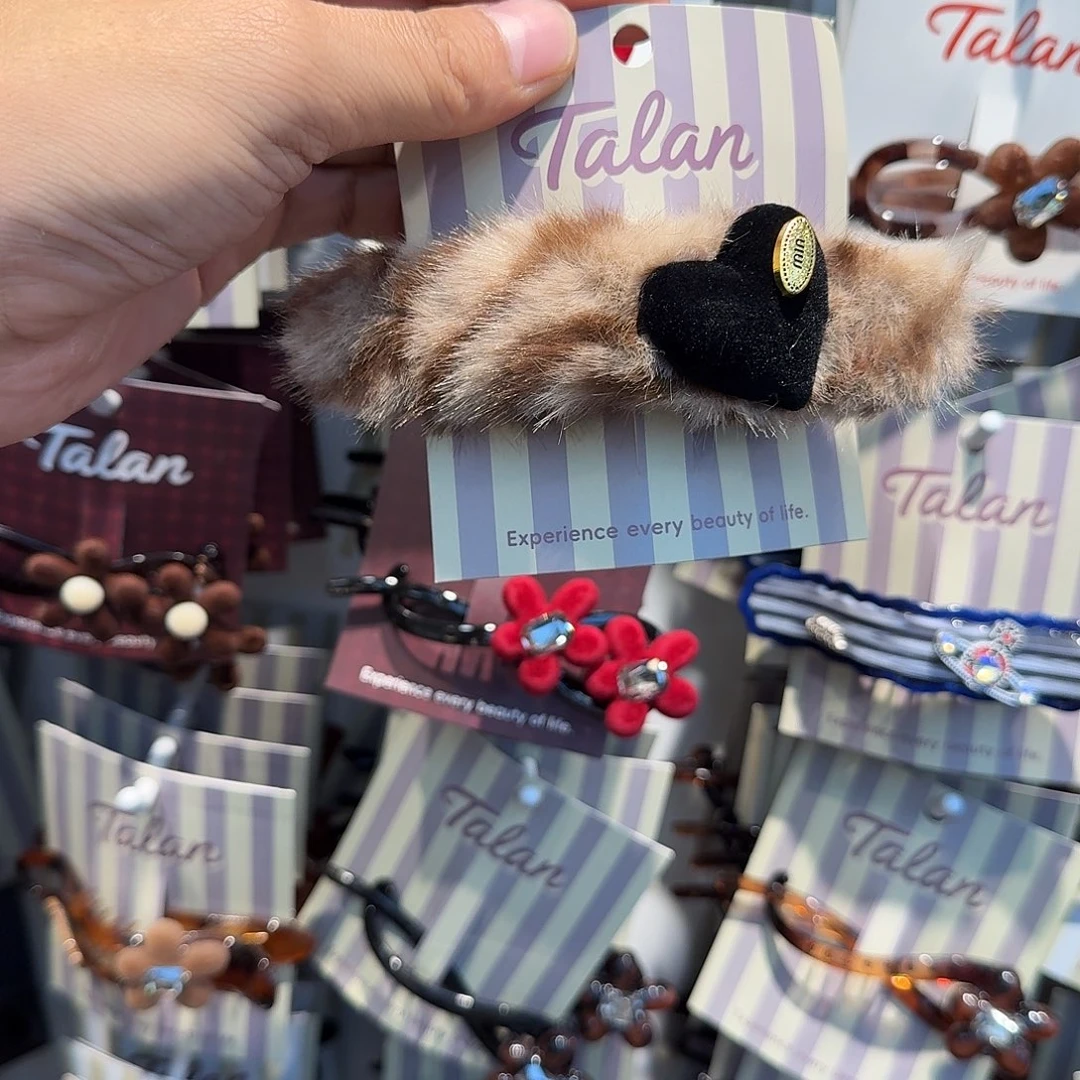 布艺铁合金韩版时尚懒人夹55