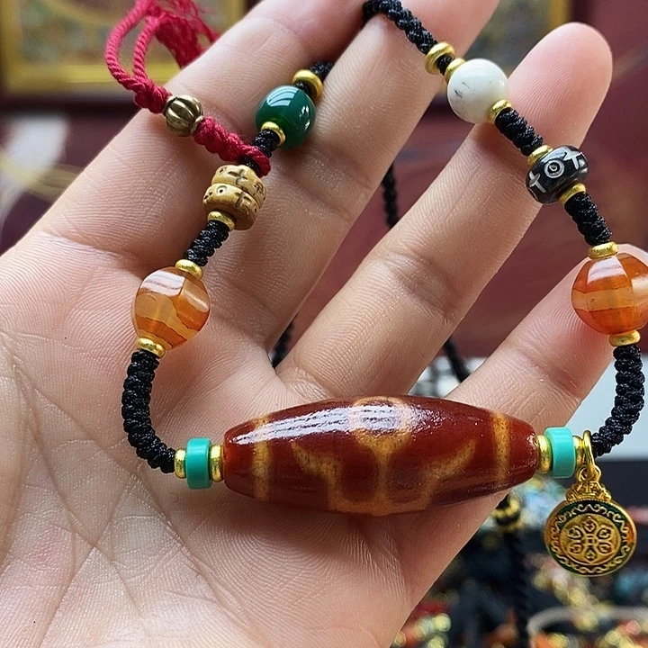 玛瑙/玉髓合金颈饰