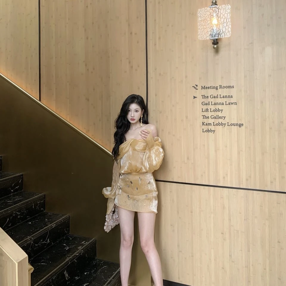 【清仓no退no换】CBY【玻璃糖纸】连衣裙