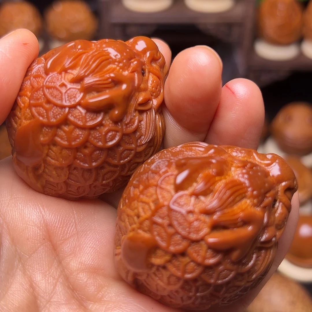 橄榄核手串/手链金币龙龟4.0