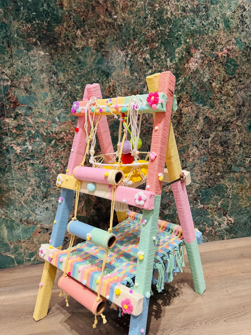 淘气猫玩具店粉丝群福利纯手工DIY猫爬架