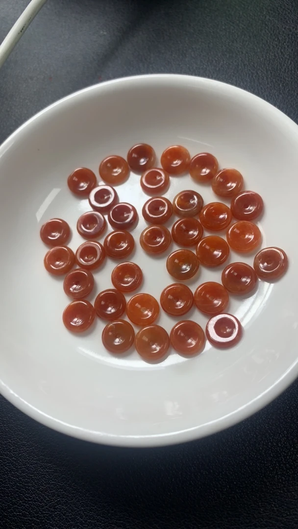 翡翠10颗散珠多样性发货