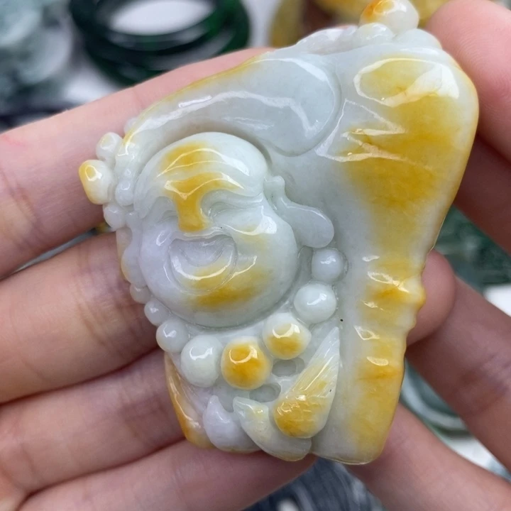 颈饰未镶嵌翡翠吊坠