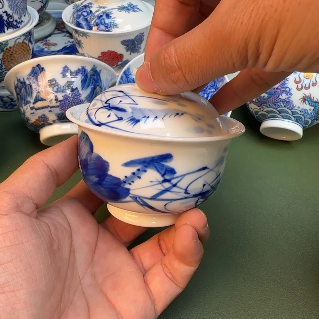 纯手工纯手绘茶具石头330