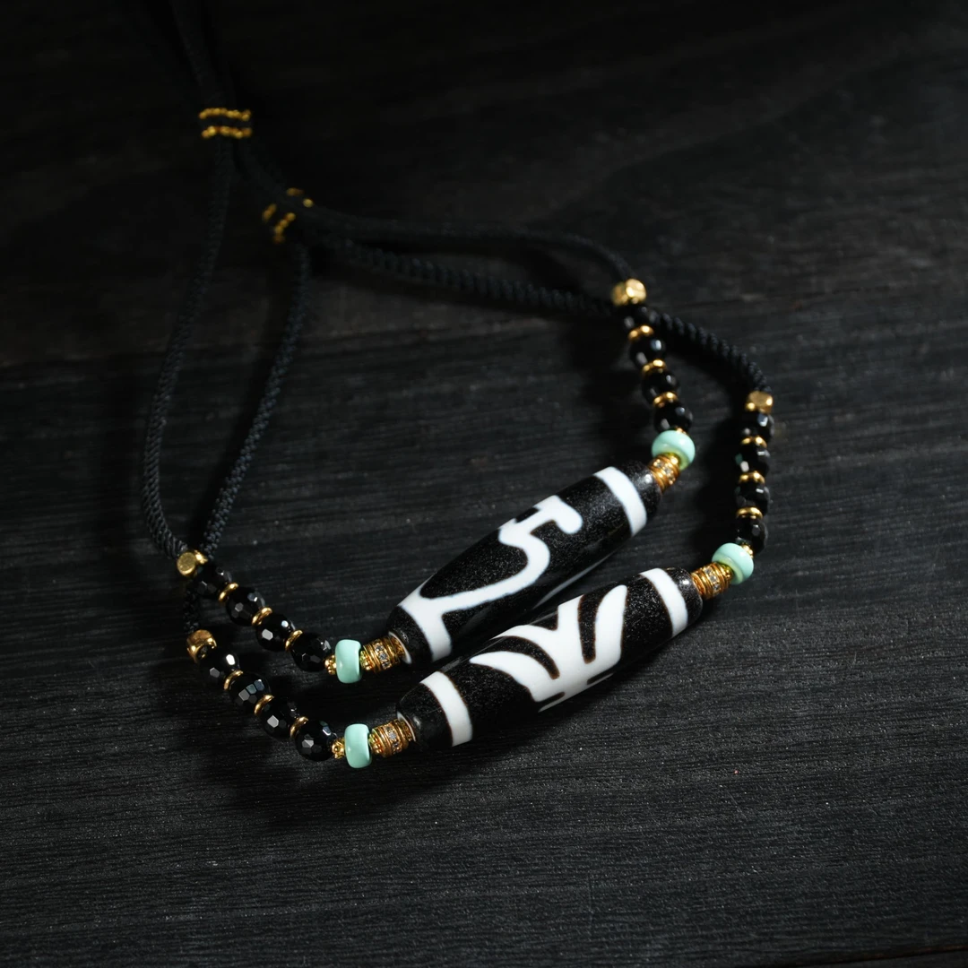 【老掌柜】天珠/玛瑙项链/多规格图腾选择/B042111-1