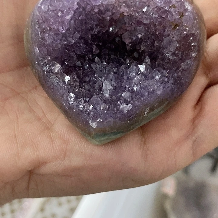 紫晶珠宝半成品未镶嵌