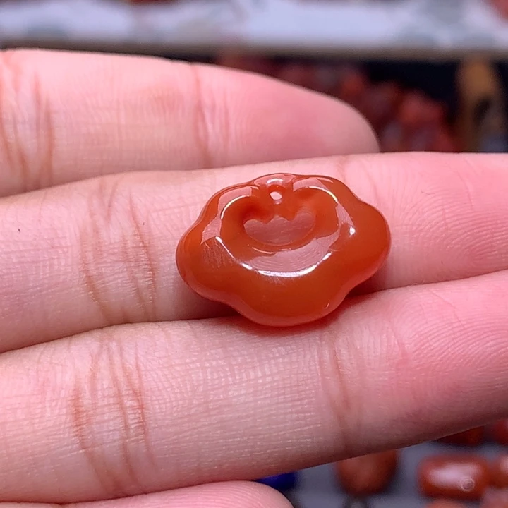 未镶嵌南红南红玛瑙如意